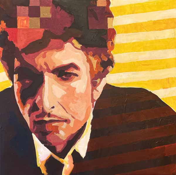 Bob Dylan, gul bakgrund